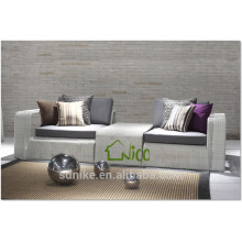 SL-(22) outdoor patio furniture PE rattan sofa cum bed/ sleeper sofa